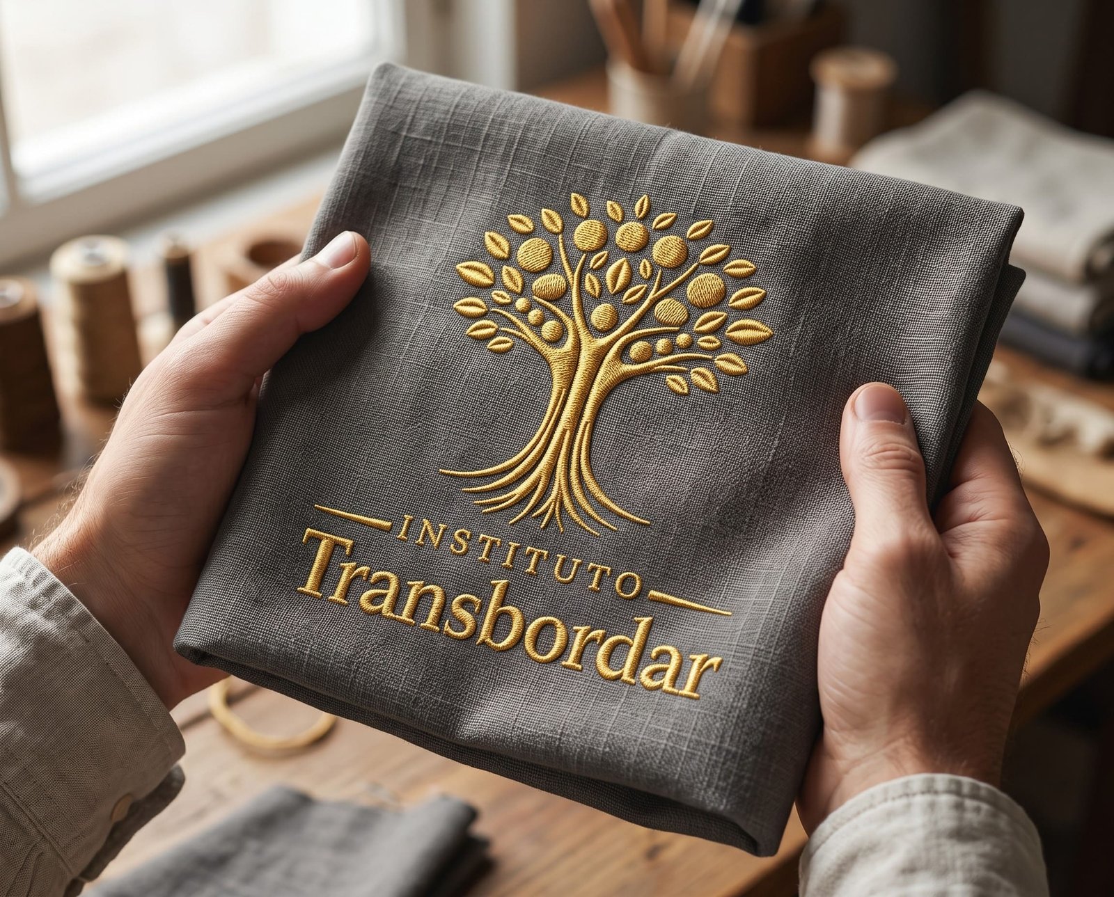 Bordado Instituto Transbordar para Roupas
